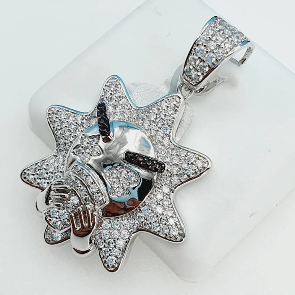 "925 Sterling Silver Cubic Zirconia Pendant, UU1P6A6046 - Picture 1 of 7